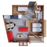 Val Cenis - Residencia Les Balcons Val cenis Village  - Apart 2 piezas  3/5 famille 